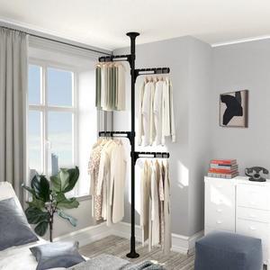 [리우리빙]폴형 빨래건조대 행거 스탠드 옷걸이