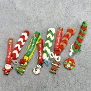 크리스마스 업사이클링 프리미엄 양말목공예 열쇠고리 만들기