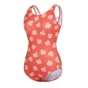 [레노마수영복](하남점)폴리백 브라캡 증정여성 크램 U백 원피스수영복 오렌지 RN-LS2E206-OR