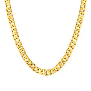 갤러리아 여자 순금 목걸이 면 체인 24K 75g 18K장식