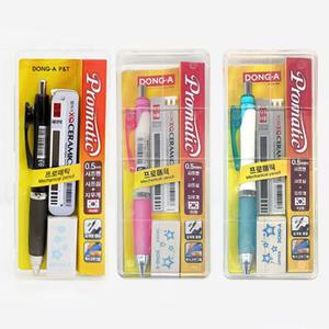동아 프로매틱 샤프 샤프심 지우개 세트 필기구 색상 랜덤발송 입학선물 졸업선물 어린이날 학생 단체선물