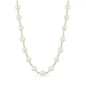 14k 아리아 담수진주 목걸이