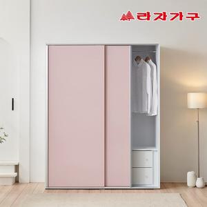 미담 1400 키큰 슬라이딩 옷장 장롱 E0 비스포크 자동댐핑도어