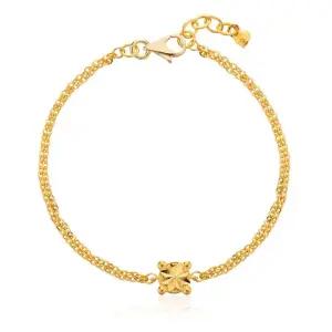 갤러리아 여자 순금 팔찌 원형 꽃 컷팅 24K 3.75g 18K장식