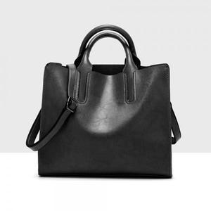 [제이큐]호퍼 가죽 어께에 메는 가방 여성 캐주얼 토트백