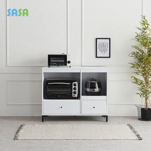 사사가구 메어 1000 2단주방수납장 광폭렌지대 서랍형