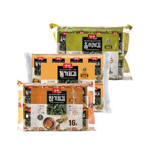 동원 양반김 도시락김 올리브/들기름김/참기름김/참숯구이김 16봉 택1