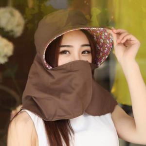 얼굴햇빛가리개 햇빛차단모자 뒷목가리개 모자 자외선차단 마스크