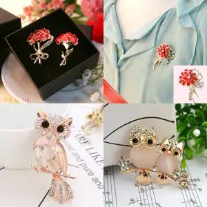 브로치 모음 카네이션 어버이날 스승의날 선물 예쁜 글로벌와이