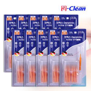 상아 덴픽스 이크린 치간칫솔 17P(I형) 휴대용케이스포함 10개