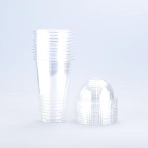 16온스 92파이 아이스컵 + 92파이 리드 100개 세트 / 돔 평 드링킹 470ml