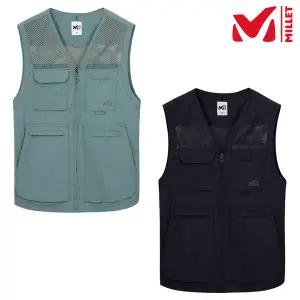 [롯데백화점]밀레 (행사) 남성 봄여름 메쉬 소제 실용성 멀티 포켓 베스트 3_MVTUV410