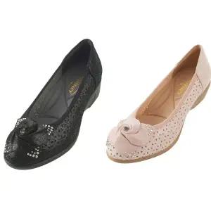 [롯데백화점]바이네르 여성 컴포트 펀칭화 315E 블랙,핑크