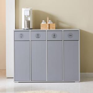 에보니아 퓨어 분리수거함 수납장 1060 / 재활용 분리수거통 가정용 사무실 탕비실