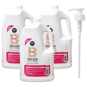 온더바디 모이스처 대용량 바디워시 4.2Kg x 3개 + 전용펌프 바디클렌져 리필용