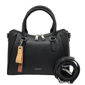 [롯데백화점]에스콰이아 소프트 참장식 포인트 심플 데일리 토트 크로스백 ECCSHB032BK