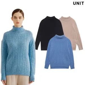 [UNIT] 울 케이블 터틀넥 풀오버 [UFH4-KTN045N]