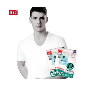 BYC 데오니아 반팔런닝 남자속옷 남성메리야스 2매