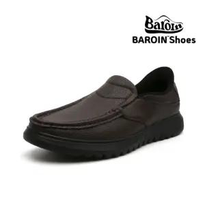 신고 벗기 편한 로드워크 캐주얼 바로인 슬립온(브라운)