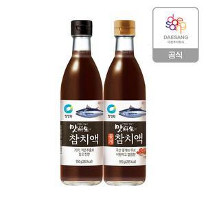 [청정원][본사직영]청정원 맛선생참치액 950g + 맛선생 꽃게참치액 950g