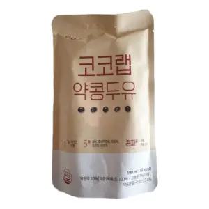 검은콩두유 무설탕두유 무첨가두유 무가당두유 통째 갈아서 진한 코코랩 약콩두유 190ml x 20개입