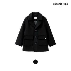 [대구백화점] [레노마키즈] 초등 남아 블랙 싱글 모직 코트(R2511C001)