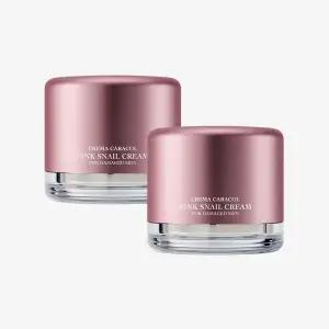 자민경 크레마카라콜 핑크 스네일 달팽이 크림 50ml (2개)