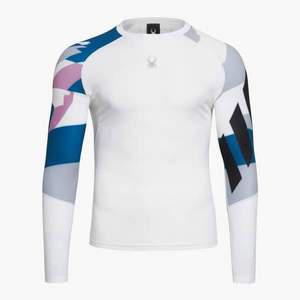 [스파이더](센텀시티점) 남성 프로웹 컴프레션 암 패턴 롱슬리브 SPHPCNCL201MWHT