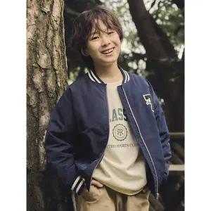 [탑텐키즈](마산점)24년 FW (공용) 테마클레식캠퍼스 바시티 패딩점퍼 MKE4JP3021