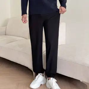 [파라고나] 남여공용 잔조직 조거 밴딩 팬츠 B23P302