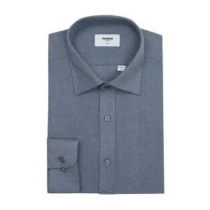 갤러리아 [레노마 셔츠] TR기모 트윌 솔리드 슬림핏 긴팔셔츠 ROWSL0003BU [갤러