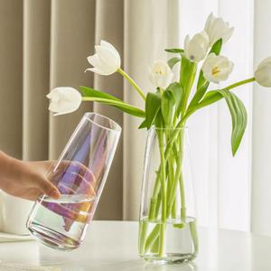 물방울 유리 화병 수경재배 꽃병 오로라 이케바나