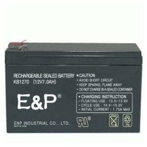 연축전지 E&P 무보수 12V 배터리 연납 납 축전지 밧데리 12V7AH UPS 정류기