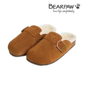 [롯데백화점]베어파우 여성 HILDA 천연소가죽 양털 슬리퍼 (1891053OD-W-EGR)