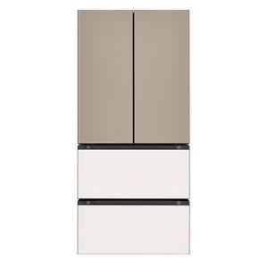 LG전자 Z494GCB161S 오브제컬렉션 491L 1등급 스탠드형 4도어 냉장고(클레이브라운+베이지) 전국추가비용없음 국민전자
