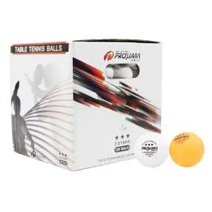프록시마 탁구공 3성 120개입 화이트 오렌지