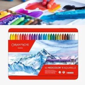 HGR 까렌다쉬 수성크레용 NEOCOLOR2 40색 크레파스