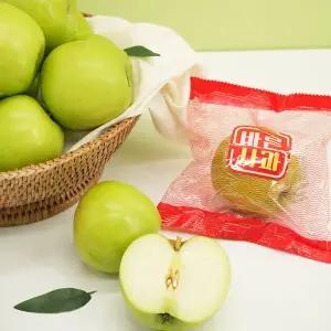 [착한식탁]바른 가정용 아오리 세척사과 5kg 꼬마소과