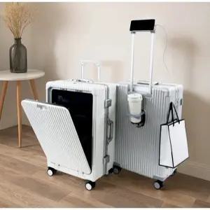 독일 베르만 투어랩 앞포켓 스마트 여행용 기내용 수하물 캐리어