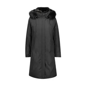 [벨리시앙](의정부점)탈부착 후드 허리 스트링 토끼털 안감 구스 다운_HZ4403