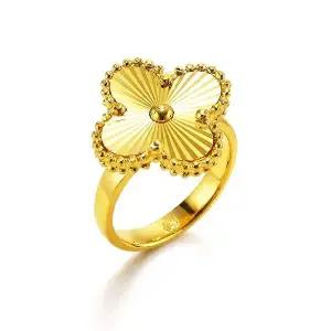 갤러리아 [삼성금거래소] 24K 클로버 컷팅 반지 11.25g