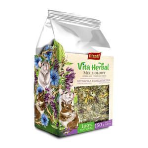 비타폴 비타허브 허브믹스 150g 햄스터 토끼 친칠라 소동물 사료 먹이 간식