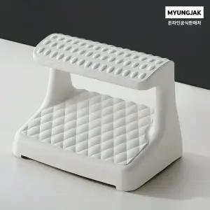 [명작가구] 사무실의자 발판 DVX100 2단 넓은 발받침대 와이드 다리거치대 풋레스트 컴퓨터 기본형