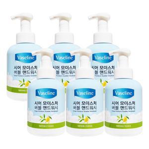 바세린 모이스처 버블 핸드워시 레몬버베나 500mL x 6개