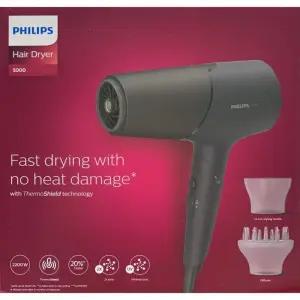 필립스 5000 시리즈 써모 쉴드 헤어드라이기 BHD538/19 2200W 접이식 (블랙) hmn