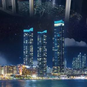 [부산] 엑스더스카이 전망대 입장권/해운대 데이트/전망대스타벅스/핫플/가볼만한곳/야경/경치/명소/감상