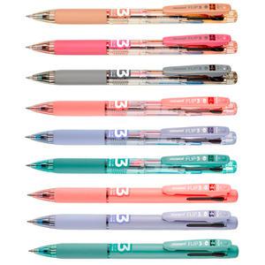 모나미 3색 볼펜 플립3 유성볼펜 0.5mm 0.7mm