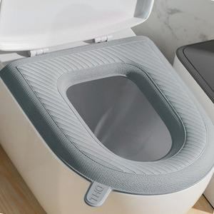 변기커버 손잡이 사계절 화장실 방수 보온 세탁 변기시트