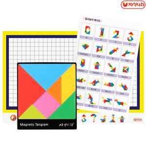 휴대용 칠교놀이 수학교구 자석 자석나라