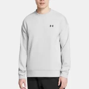 언더아머 맨투맨 티셔츠 화이트 기본 긴팔티 두툼한 티셔츠 1389478-011